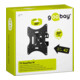 Goobay Support mural TV EasyFlex M 51893 inclinable et pivotant jusqu’à 20°/60°