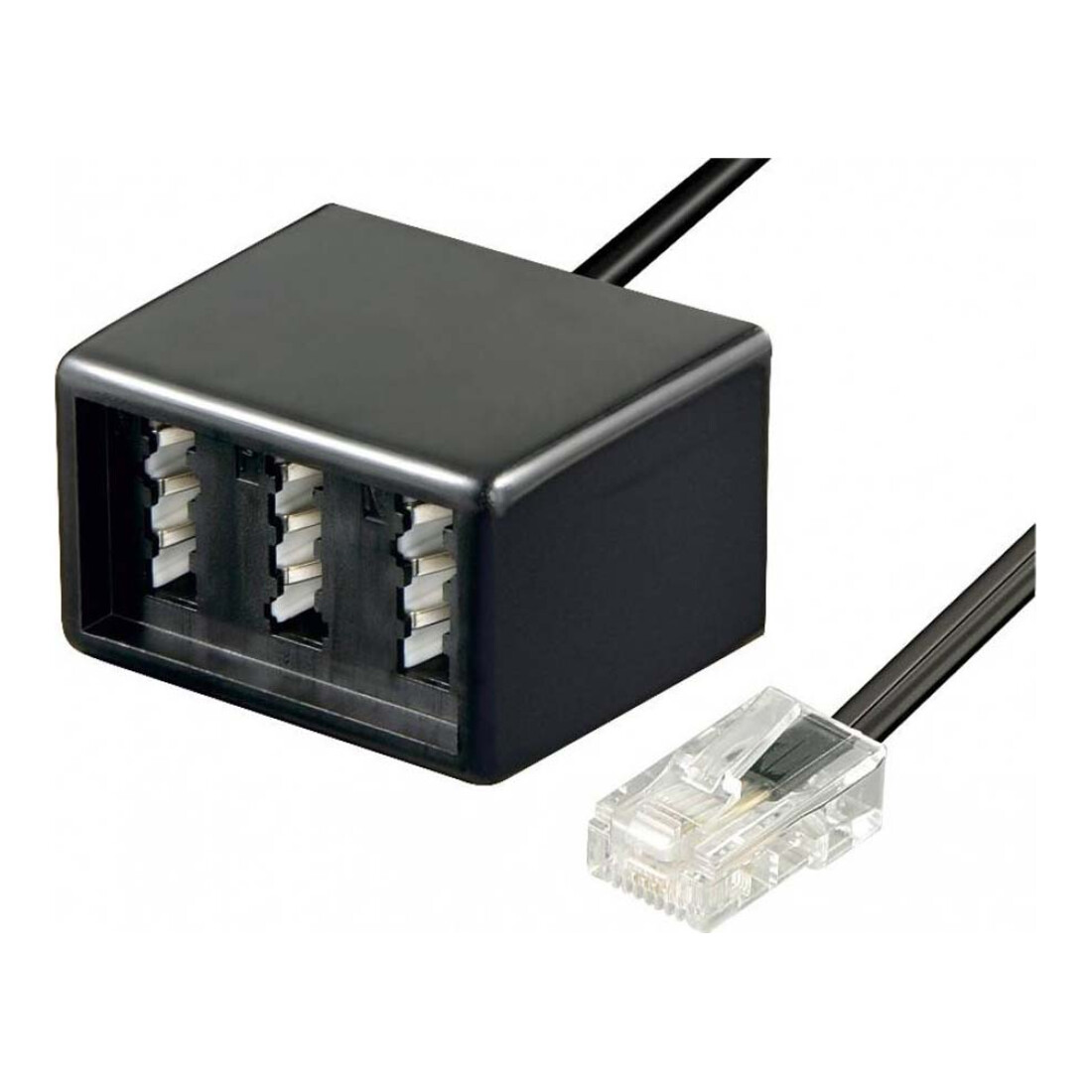 Goobay TAE Adapter NFN-RJ45 0,2m,sw,St/Bu 68024