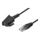 Goobay TAE-F Anschlußkabel 3m,sw,St/St 51233