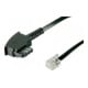 Goobay TAE-F Anschlußkabel 6m,sw,St/St 50237