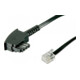 Goobay TAE-F Anschlußkabel 6m,sw,St/St 50948