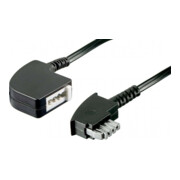 Goobay TAE-N Verlängerung 10m,sw,St/Bu 50276-1