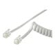Goobay Telefonhörer-Spiralkabel 2m,ws,St/St 50246