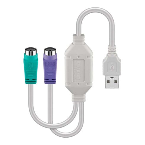 Goobay USB-Konverter/Adapter USB auf PS/2 95431