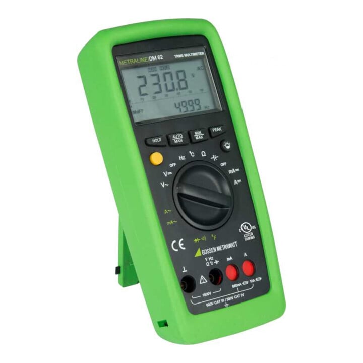 Gossen Metrawatt Multimètre numérique TRMS METRALINE DM 62 mesure de température