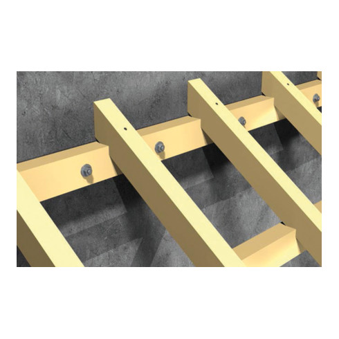 Goujon d'ancrage FAZ II 12/100 HBS rondelle de construction en bois