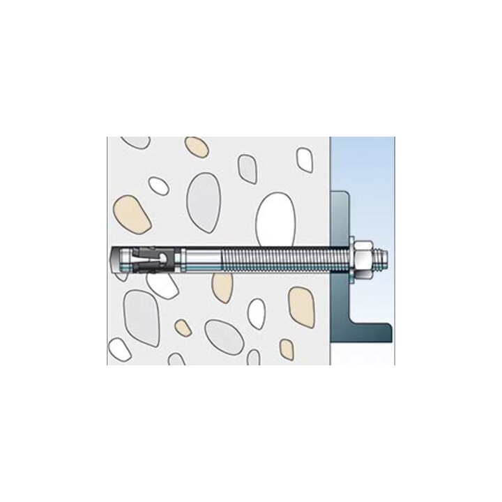 Goujon d’ancrage fischer FAZ II 10/50 en acier électrozingué