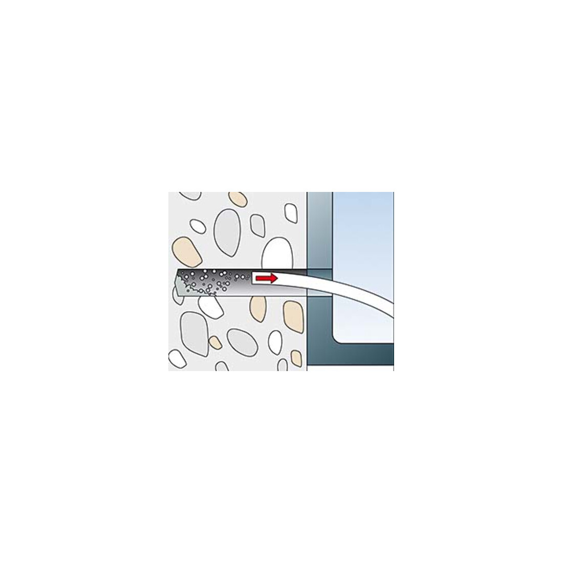 Goujon d’ancrage fischer FAZ II 10/50 en acier électrozingué