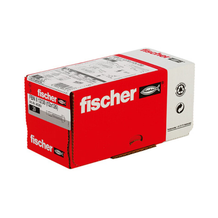 Goujon FBN II 12/30 en acier électrozingué fischer