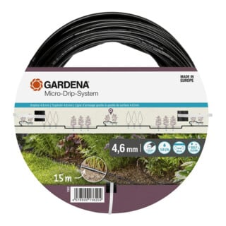 Goutteur aérien Micro-Drip-System GARDENA 4,6 mm (3/16"), 1,5 l/h, 15 m, sans robinetterie