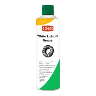 Graisse en spray du CRC GRAISSE DE LITHIUM BLANCHE en bombe aérosol de 500 ml