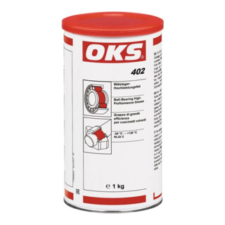 Graisse haute perform.paliers à roul. 402 beige 1 kg boîte OKS