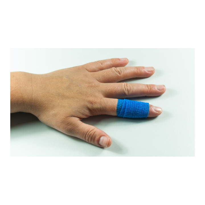 GRAMM medical Actiomedic aquatic pansement rapide, bleu, 3 cm x 7 m, auto-adhésif