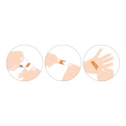 GRAMM medical Actiomedic aquatic Pflaster Strips, 19 x 72 mm, hautfarben, Pack à 100 Stück-5