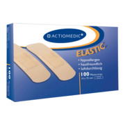 GRAMM medical Actiomedic elastic Pflasterstrips, 19 x 72 mm, hautfarben, Pack à 100 Stück