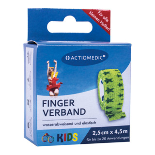Gramm Medical Actiomedic pansement rapide KIDS, vert, 2,5 cm x 4,5 m