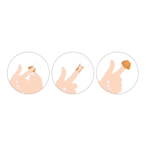 GRAMM medical Actiomedic pansements élastiques pour bouts de doigts, couleur chair, pack de 50 pièces