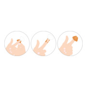 GRAMM medical Actiomedic pansements élastiques pour bouts de doigts, couleur chair, pack de 50 pièces-4