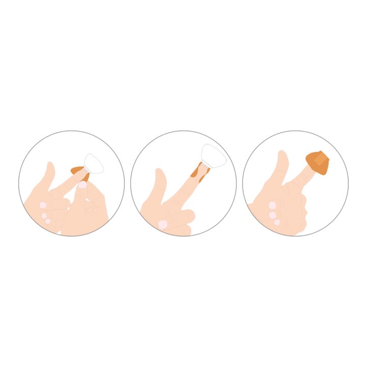 GRAMM medical Actiomedic pansements élastiques pour bouts de doigts, couleur chair, pack de 50 pièces