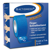 GRAMM Medical Actiomedic® AQUATIC Schnellverband blau 5 cm x 7 m selbsthaftend