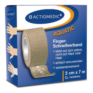 GRAMM Medical Actiomedic® AQUATIC Schnellverband hautfarben 3 cm x 7 m selbsthaftend