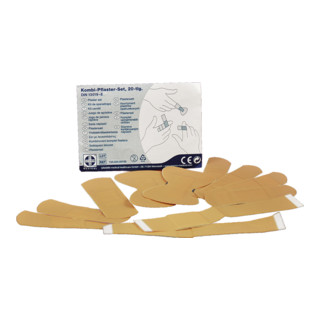 Gramm Medical Actiomedic® Set de pansements combinés pour DIN 13 157 et DIN 13 169, 20 pièces