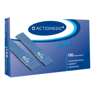 GRAMM Medical Actiomedic® X-RAY + AQUATIC Fingerverband 12 x 2 cm
