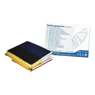 Gramm Medical Couverture de survie, or / argent