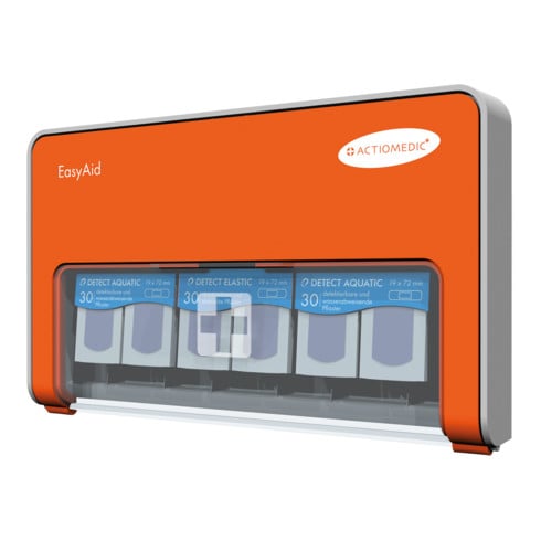 Gramm Medical Distributeur de pansements EasyAid avec équipement de base DETECT