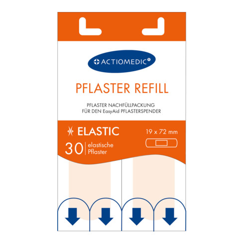 Gramm Medical EasyAid Bandes de recharge élastiques 19 x 72 mm