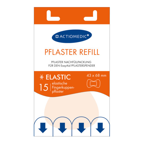 Gramm Medical EasyAid Refill Fingerkuppenpflaster ELASTIC