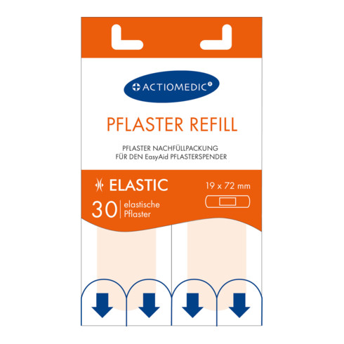 Gramm Medical EasyAid Refill Strips 19 x 72 mm ELASTIC