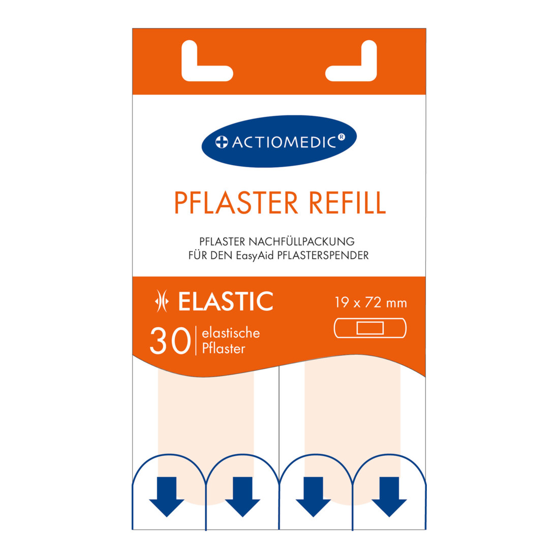 Gramm Medical EasyAid Refill Strips 19 x 72 mm ELASTIC