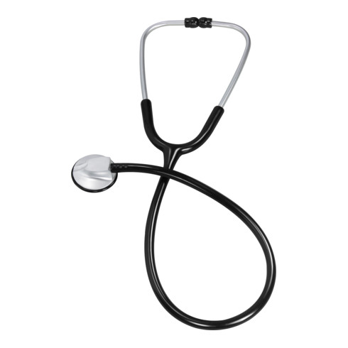 Gramm Medical Flachkopf-Stethoskop Standsard, schwarz