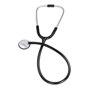 Gramm Medical Flachkopf-Stethoskop Standsard, schwarz