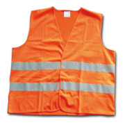 Gramm Medical Gilet de sécurité EN ISO 20471 - Taille universelle, orange