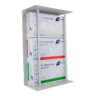 Gramm Medical Halterung für Handschuhboxen ALU FLEX 3