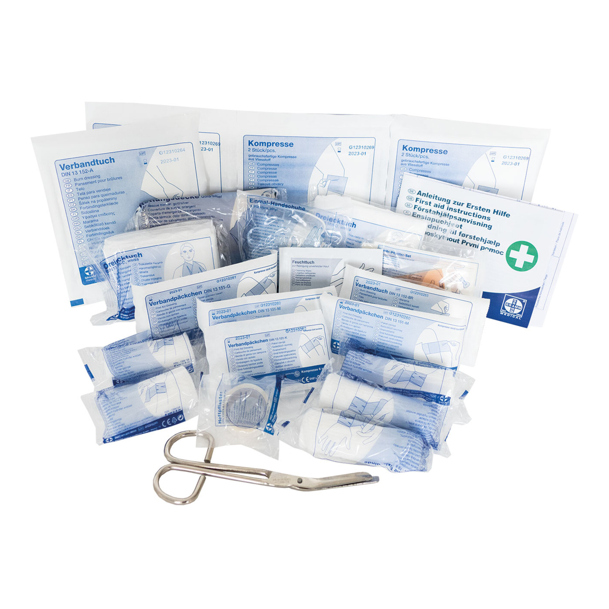 GRAMM medical Kfz-Verbandstofffüllung DIN 13 164:2014