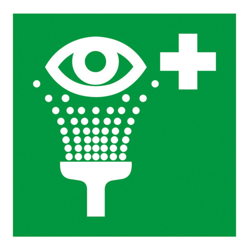 Gramm Medical Symbol Augenspüleinrichtung, Kunststoff