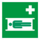 Brancard en plastique avec symbole médical Gramm-1