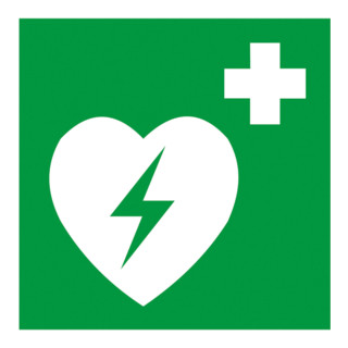Défibrillateur Gramm Medical Symbol, feuille autocollante