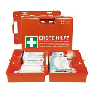 Gramm Medical Trousse de premiers secours SAN, vide, plusieurs langues