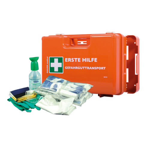 Gramm Medical Verbandkoffer für Gefahrguttransporte mit DIN 13 164