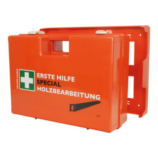 GRAMM Medical Verbandkoffer ÖNORM Z1020 Typ I SPECIAL Holzbearbeitung