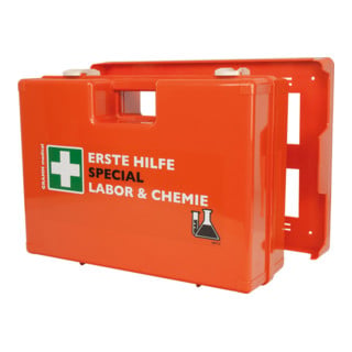 GRAMM Medical Verbandkoffer ÖNORM Z1020 Typ I SPECIAL Labor & Chemie