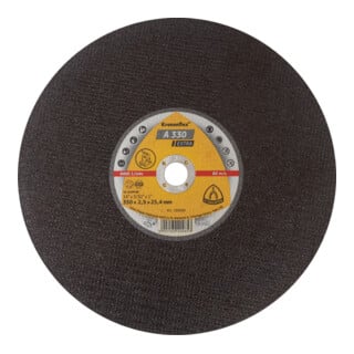 Grand disque de coupe Klingspor A 330 EX 305 x 2,5 x 25,4 mm droit