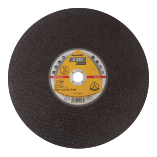 Grand disque de coupe Klingspor A 330 EX 356 x 2,5 x 25,4 mm droit