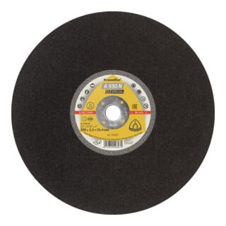 A 930 N Disques à tronç. grande dim. Klingspor 300 x 2,5 x 25,4 mm plat