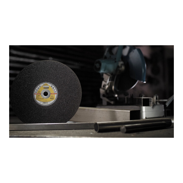 Grand disque de coupe Klingspor A 930 N350 x 3 x 25,4 mm plat