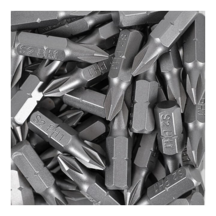 Grand pack d'embouts STIER Pozidriv PH1